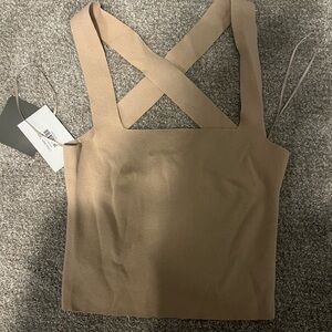 NWT Le Lis cross back tank top